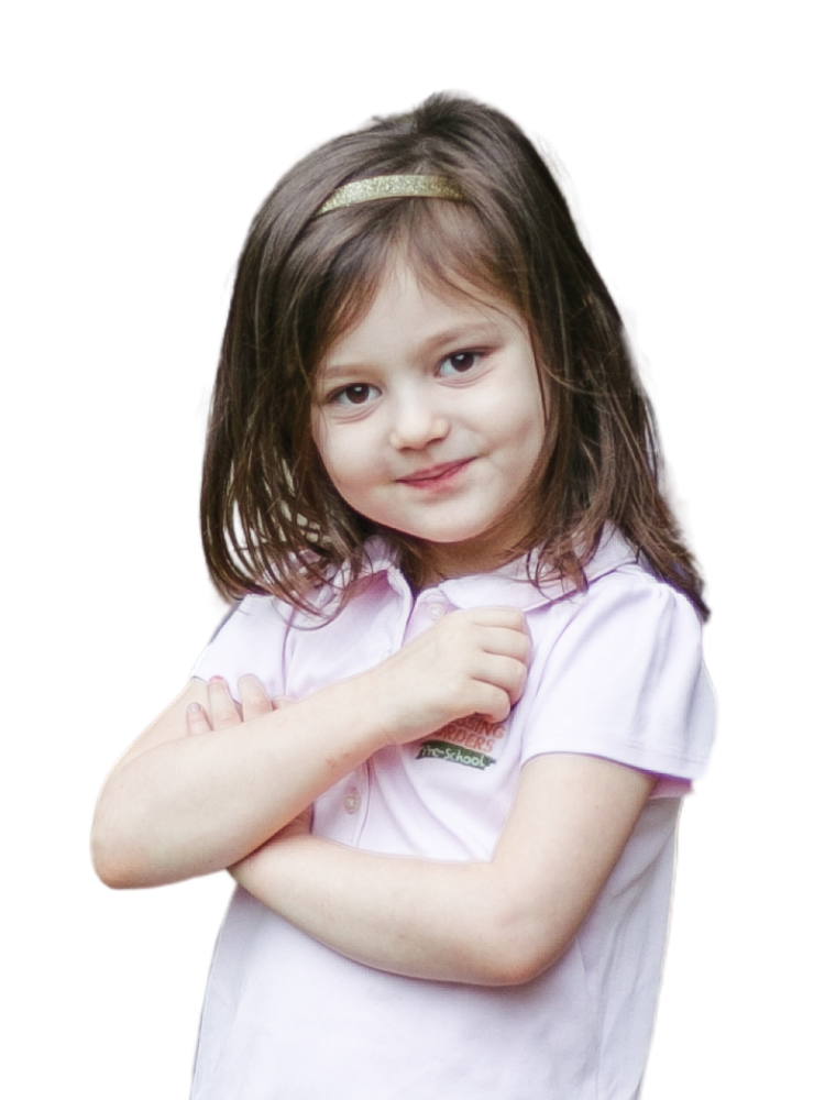 A collage of four smiling children, each with unique expressions and colorful backgrounds showcasing their personalities.